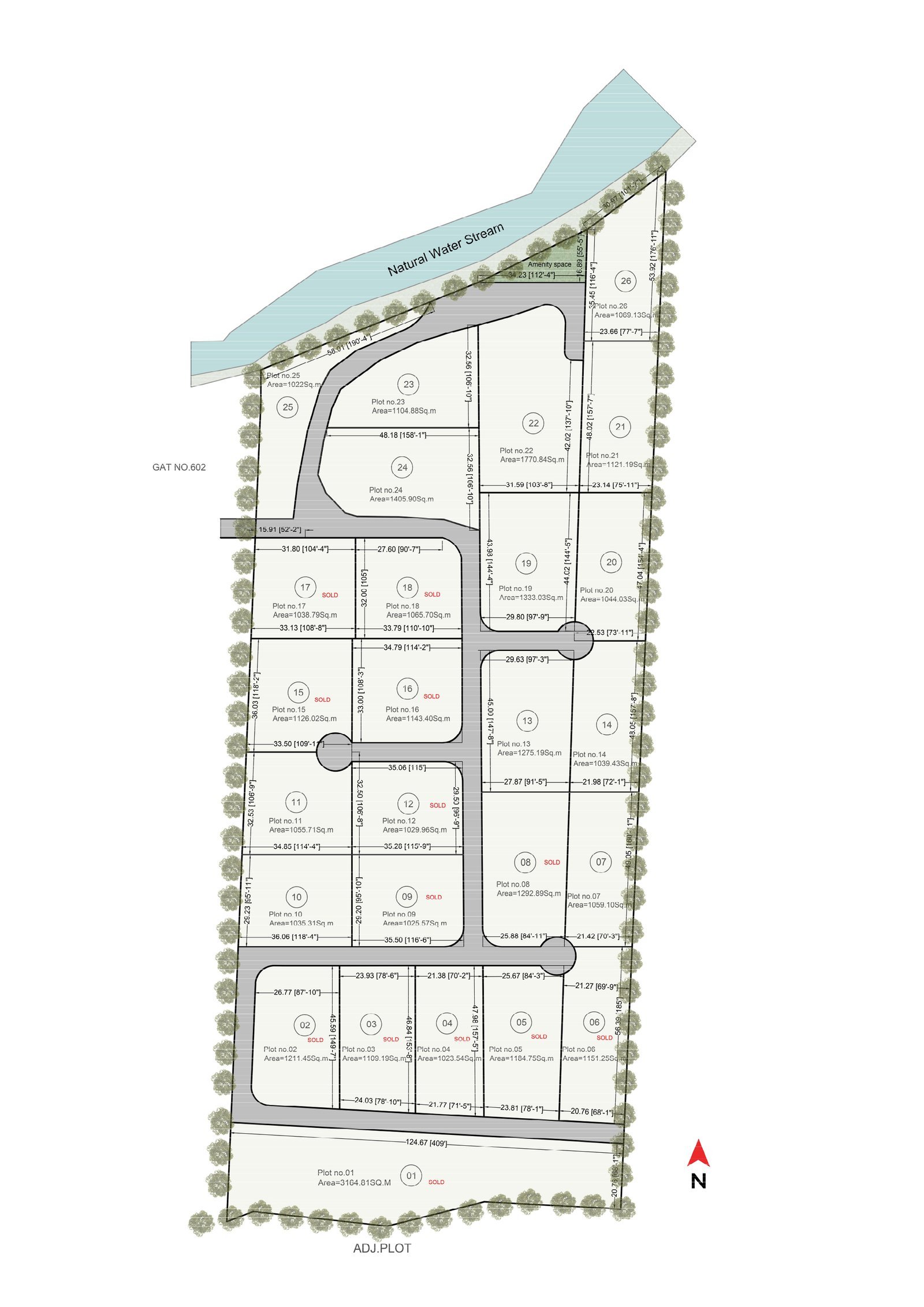 Prakruti Acres Master Layout Plan